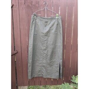 Princess Polly Army Green Utility Cargo Maxi Skirt Streetwear‎ Sz 10
